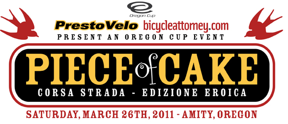 Mike Colbach Bicycle Attorney in Portland, Oregon proud to be a title sponsor for the Piece of Cake Road Race in Oregon