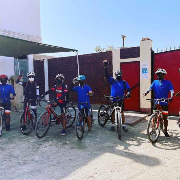 Mike Colbach main cash sponsor of Bicycle Attorney cycling team and team member Hugh worked to get bicycles for the Peru orphanage so that they could ride bicycles and be truly competitive in bike races sending more than 10 bicycles, five brand new to Peru.