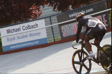 Portland injury lawyer Mike Colbach is proud to support the Alpenrose Velodrome -- in past years I also supported the Alpenrose Velodrome Challenge.